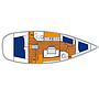 Book yachts online - sailboat - Cyclades 43.4 - Zephyros - rent