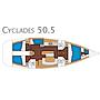 Book yachts online - sailboat - Cyclades 50.5 - Cyclades 50.5ATH - rent