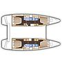Book yachts online - catamaran - Lagoon 42 - AITUTAKI  (AC in salon + generator) - rent
