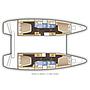 Book yachts online - catamaran - Lagoon 42 A/C & GEN. - SALTY PEARL - rent