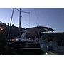 Book yachts online - sailboat - Oceanis 38.1 - Baby Dory AC shore power underwater light blue hull - rent