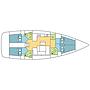 Book yachts online - sailboat - Bavaria Cruiser 46 - Gershwin - rent