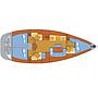 Book yachts online - sailboat - Cyclades 43.3 - Fame - rent
