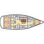 Book yachts online - sailboat - Dufour 405 Grand Large - Daphne - rent