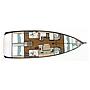 Book yachts online - sailboat - Sun Odyssey 490 - LYDIA - rent