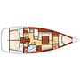 Book yachts online - sailboat - Oceanis 37 - Mary - rent