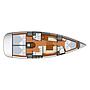 Book yachts online - sailboat - Sun Odyssey 42 i - Black Pearl - rent