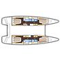 Book yachts online - catamaran - Lagoon 42 - Gelsomino - Premium line - rent
