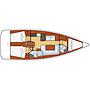 Book yachts online - sailboat - Oceanis 41 Style - Mia - Standard line - rent