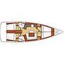 Book yachts online - sailboat - Oceanis 45 - Ayther - Standard line - rent