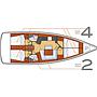 Book yachts online - sailboat - Oceanis 45 (4 cabs) - Slide - rent