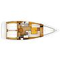 Book yachts online - sailboat - Sun Odyssey 389 - Bravo Kiss - rent