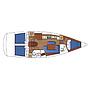 Book yachts online - sailboat - Oceanis 40 - Galaxy - rent