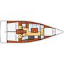 Book yachts online - sailboat - Beneteau Oceanis 38 - Simge - rent