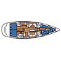 Book yachts online - sailboat - Sun Odyssey 54 DS - MACCHIATO - rent