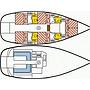 Book yachts online - sailboat - Dufour Atoll 6 - Nephele - rent