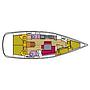Book yachts online - sailboat - Oceanis 43 - Silly Shark (GND) - rent