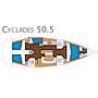 Book yachts online - sailboat - Cyclades 50.5 - Senza Segreti - rent