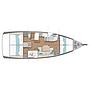 Book yachts online - sailboat - Sun Odyssey 440 - OLYMPIA - rent