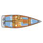 Book yachts online - sailboat - Dehler 38 SQ - Aurelie - rent