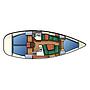 Book yachts online - sailboat - Sun Odyssey 37 - Argonautes - rent