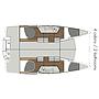 Book yachts online - catamaran - Lucia 40 - Rhum marin - rent