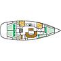 Book yachts online - sailboat - Oceanis 411 Clipper - Simonetta (Bow Thruster, electric heads, Solar Panel) - rent