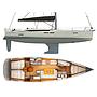 Book yachts online - sailboat - Sun Odyssey 439 - Esquitx - rent