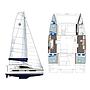 Book yachts online - catamaran - Leopard 40 - 3 cab - DAMLA - rent