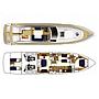Book yachts online - motorboat - Princess V70 - Estia One - rent
