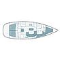 Book yachts online - sailboat - Oceanis Clipper 411 - Ana Maria - rent