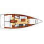Book yachts online - sailboat - OCEANIS 38.1 BT - AURA - rent