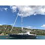 Baby Dory AC shore power underwater light blue hull